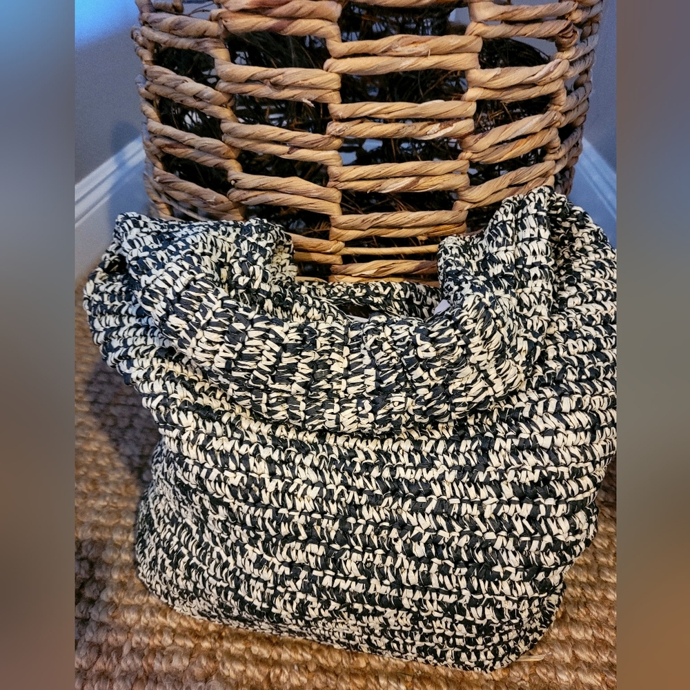 ANTHROPOLOGIE Rafia Hobo Bag - Picture 5 of 9
